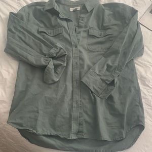 Green dress shirt